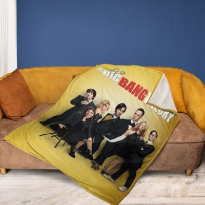 TV Series The Big Bang Theory 2 Fan Gift TV Series The Big Bang Theory Gift For Fan Comfy Sofa Throw Blanket Gift 2