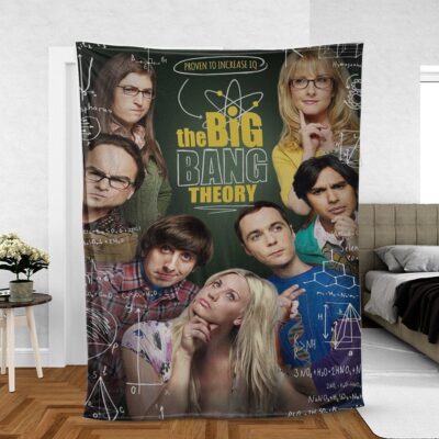 TV Series The Big Bang Theory Gift For Fan Comfy Sofa Throw Blanket Gift