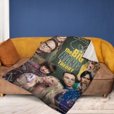 TV Series The Big Bang Theory 5 Fan Gift TV Series The Big Bang Theory Gift For Fan Comfy Sofa Throw Blanket Gift 2