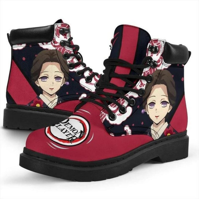 Tamayo Character Kimetsu no Yaiba Wiki anime A888 Boots For Lover Working Boots Leather Boots Timber Motorcycle Boots