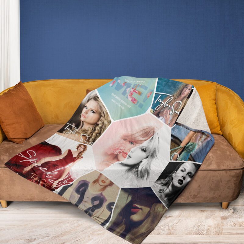 Taylor Swift Comfy Sofa Throw Blanket Gift