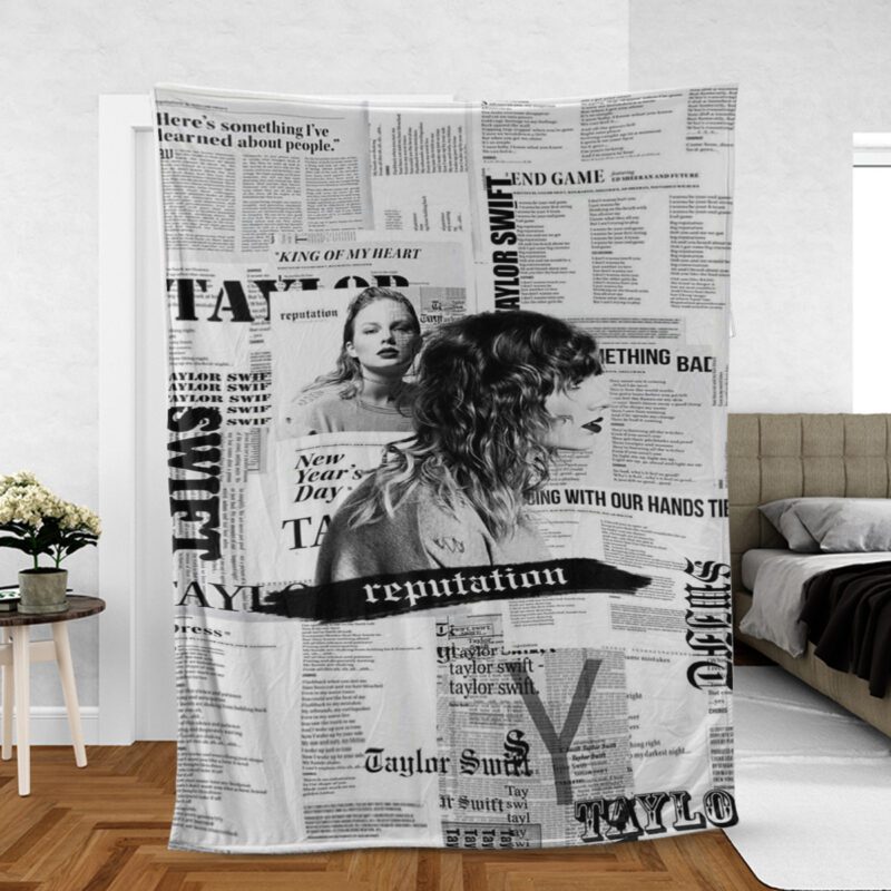 Taylor Swift Reputation Gift For Fan Comfy Sofa Throw Blanket Gift