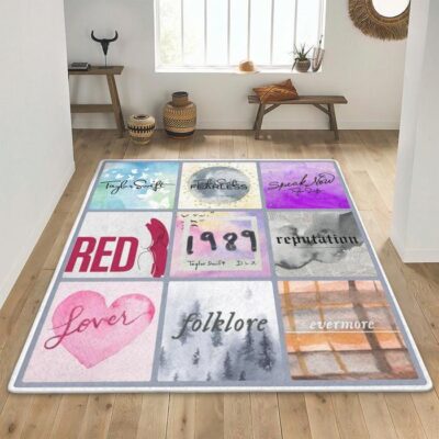 Taylor Swift Songs Rug Floor Decor