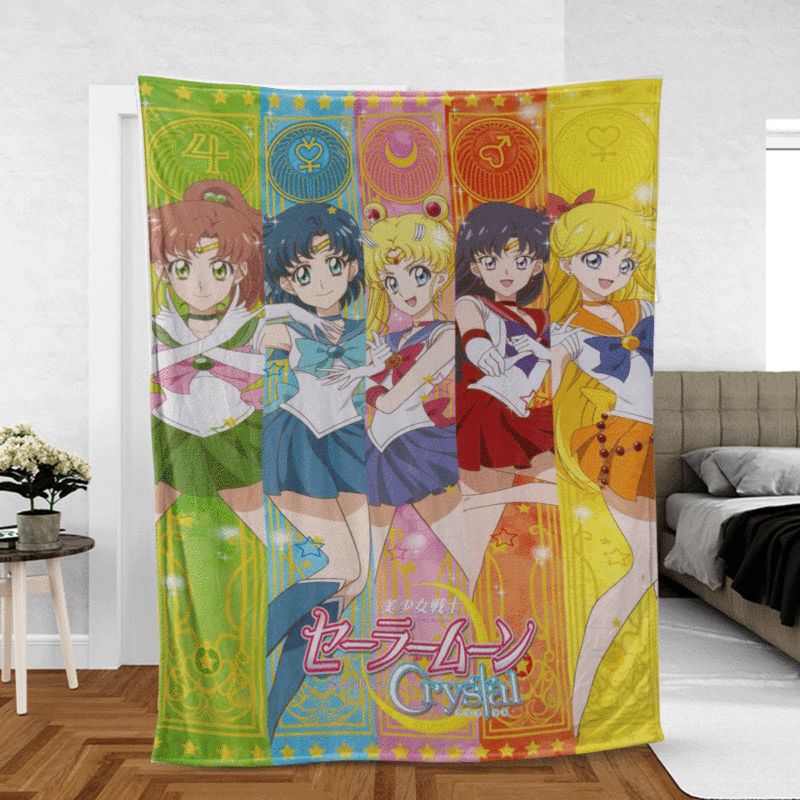 Sailor Moon Gift For Fans Comfy Sofa Throw Blanket Gift