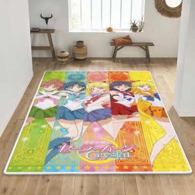 Sailor Moon Area Rug Living Room Rug Floor Decor