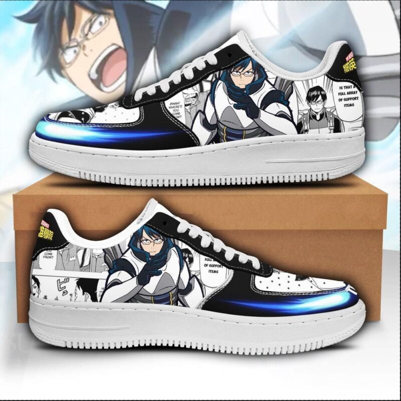 Tenya Iida Sneakers Custom My Hero Academia Anime Shoes Fan Gift Air Force 1 Sneakers