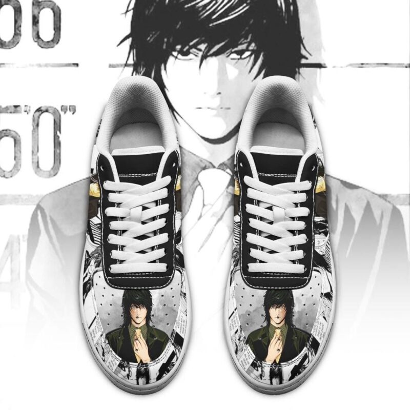 Teru Mikami Sneakers Death Note Anime Shoes Fan Gift Idea Air Force 1 Sneakers 1