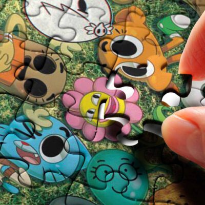 The Amazing World of Gumball With Friend Cartoon Gifts Lover Jigsaw Puzzle GameThe Amazing World of Gumball Fan Gift 4