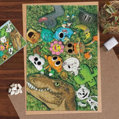 The Amazing World of Gumball With Friend Cartoon Gifts Lover Jigsaw Puzzle Game