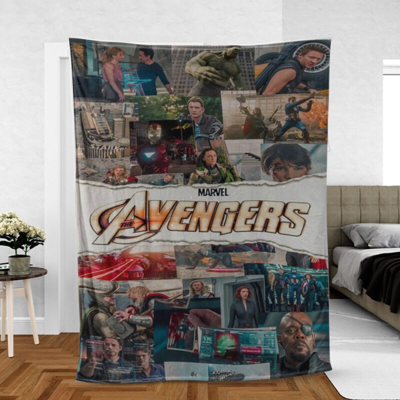 The Avenger Marvel Gift For Fan Comfy Sofa Throw Blanket Gift