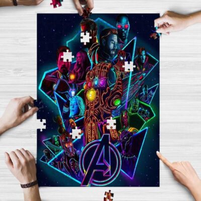 The Avengers Galaxy Marvels Lover Jigsaw Puzzle Game, The Avengers Galaxy Marvel Fan Gift, The Avengers Galaxy Marvel 1 The Avengers Galaxy Marvel Fan Gift