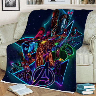 The Avengers Marvel Comics Galaxy Christmas Gift,The Avengers Marvel Comics Gift For Fan Comfy Sofa Throw Blanket Gift