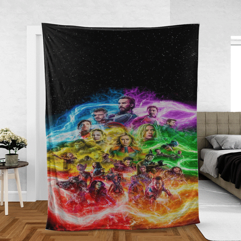 The Avengers Marvel Galaxy Gift For Fan Comfy Sofa Throw Blanket Gift