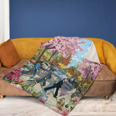 The Beatles Band Abbey Road Thanks You For The Memories Ver3 Christmas Gift Comfy Sofa Throw Blanket Gift 2
