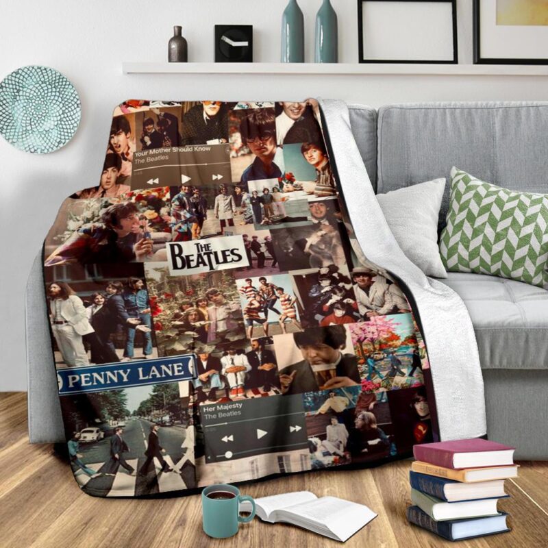 The Beatles Gift Lover Comfy Sofa Throw Blanket