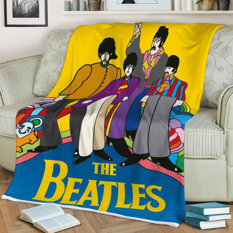 The Beatles Band Thanks You For The Memories Ver2 Christmas Gift Comfy Sofa Throw Blanket Gift