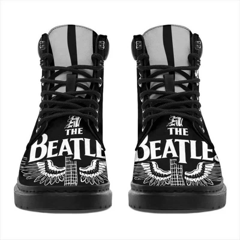 The Beatles Boots Timber Style Music Fan Gift Idea Working Boots Leather Boots Timber Motorcycle Boots 2