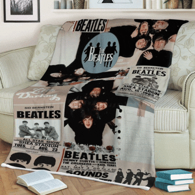 The Beatles Thank You For The Memories ,The Beatles Gift For Fan Comfy Sofa Throw Blanket Gift