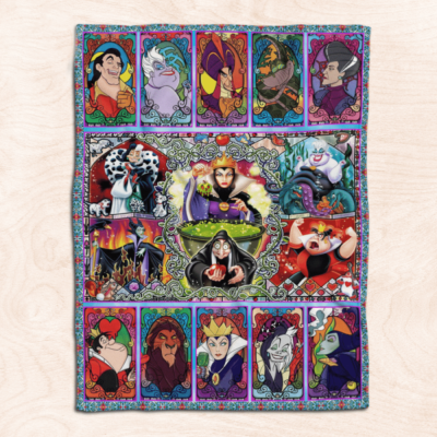 The Evilest Villains Horror Comfy Sofa Throw Blanket Gift No198
