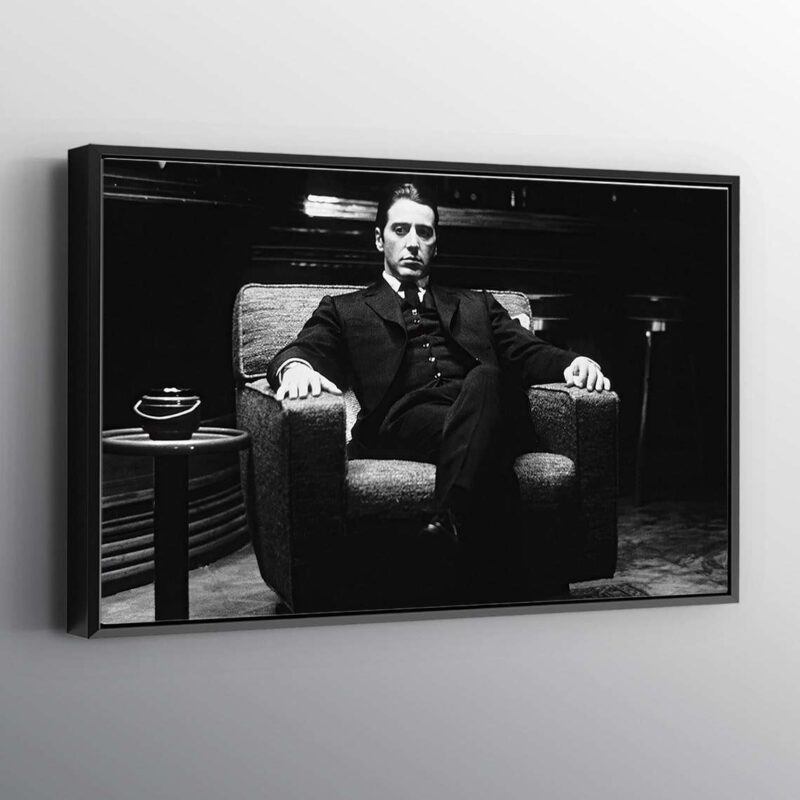 The Godfather Al Pacino Print Wall Art Canvas