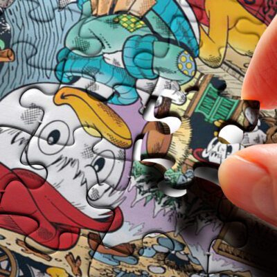 The Life and Times of Scrooge McDuck Jigsaw Puzzle Game Scrooge McDuck Fan Gift 4