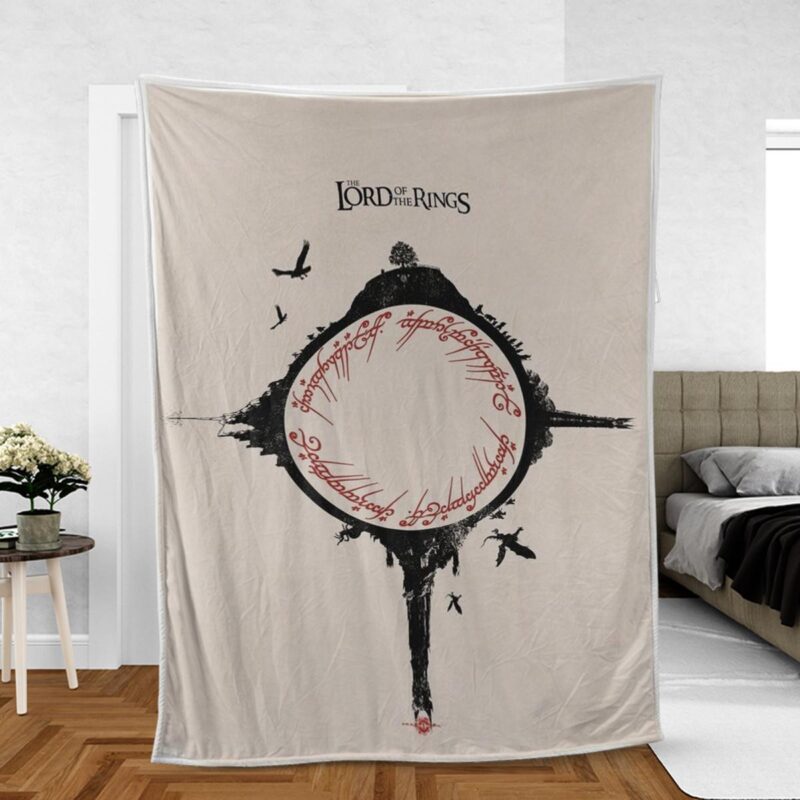 The Lord Of The Rings Film Series Gift For Fan Comfy Sofa Throw Blanket Gift