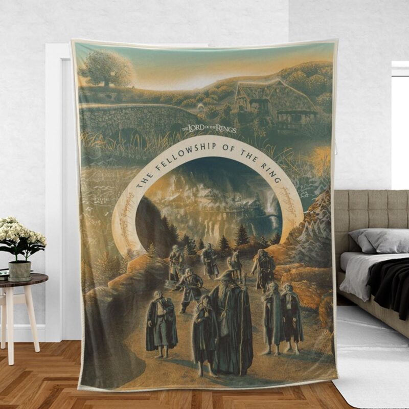 The Lord Of The Rings Film Series Gift For Fan Comfy Sofa Throw Blanket Gift