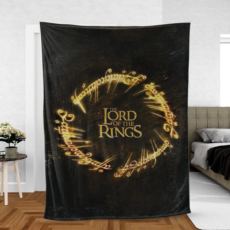 The Lord Of The Rings Film Series Gift For Fan Comfy Sofa Throw Blanket Gift