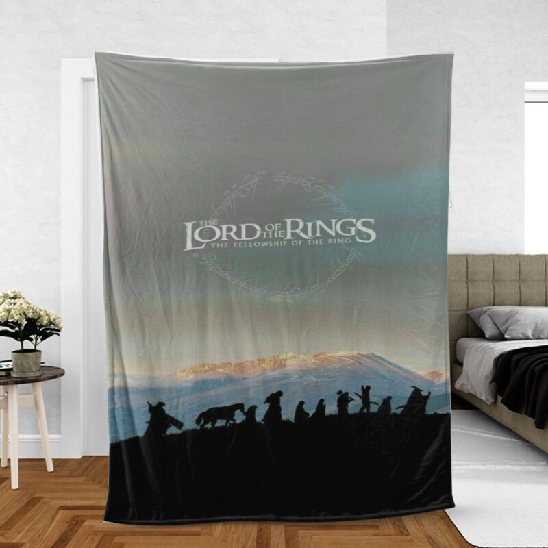 The Lord of the Rings Film Series Gift For Fan Comfy Sofa Throw Blanket Gift