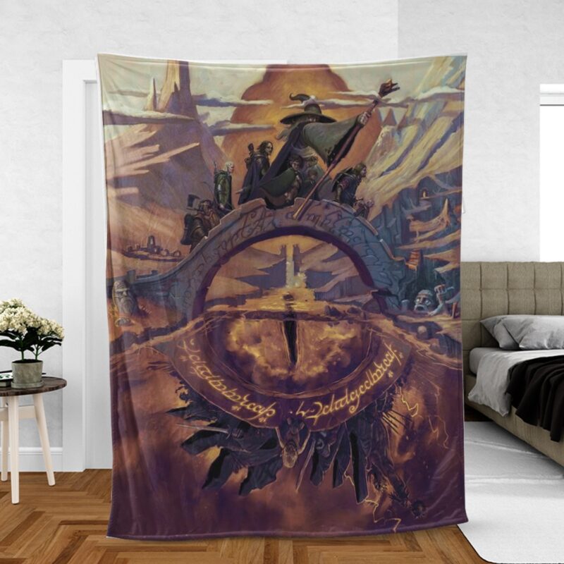 The Lord of the Rings Film Series Gift For Fan Comfy Sofa Throw Blanket Gift