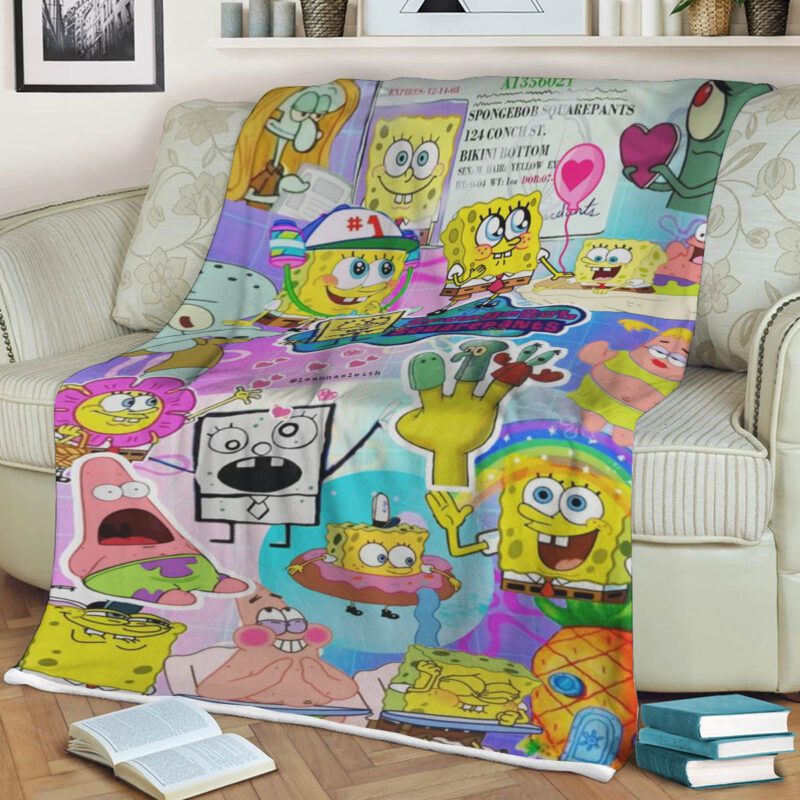 The Spongebob Cartoon Movie Blanket 2