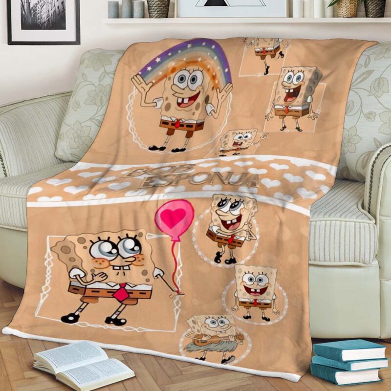 The Spongebob Cartoon Movie Blanket