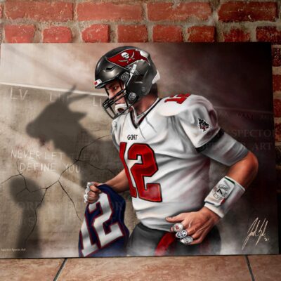 Tom Brady "GOAT" Canvas Prints - Wall Art Decor