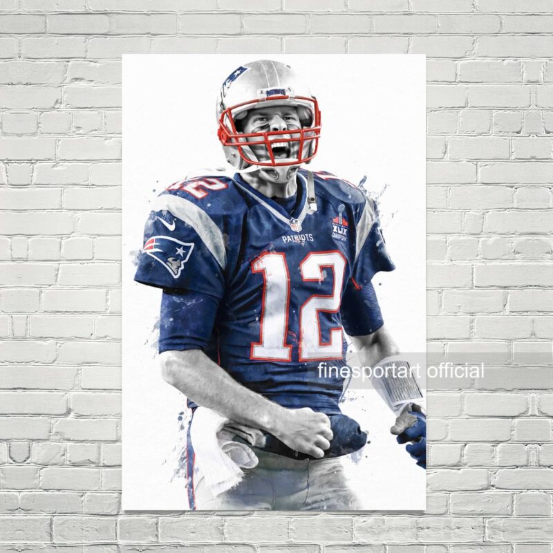 Tom Brady New England Poster