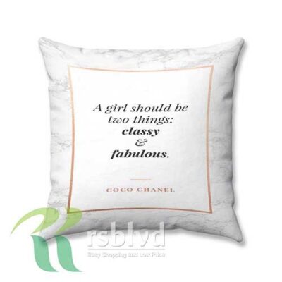 Top 20 Coco Chanel Quotes Custom Pillow Case Cover