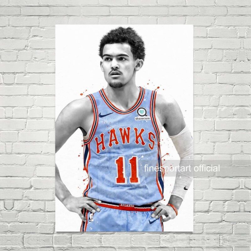 Trae Young Atlanta Poster