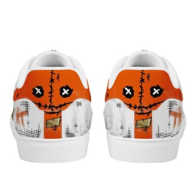Trickr Treat Halloween Low Top Leather Skate Shoes Tennis Shoes Sneaker For Fans 3