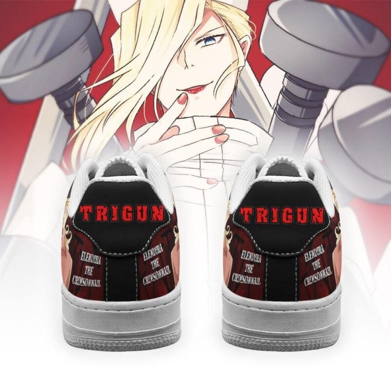 Trigun Shoes Elendira the Crimsonnail Sneakers Anime Shoes Air Force 1 Sneakers 2