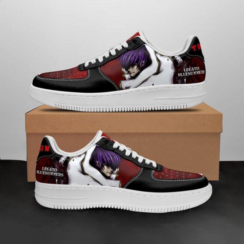 Trigun Shoes Legato Bluesummers Sneakers Anime Shoes Air Force 1 Sneakers