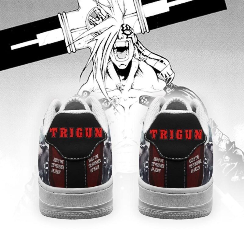 Trigun Shoes Razlo the Tri Punisher of Death Sneakers Anime Shoes Air Force 1 Sneakers 2