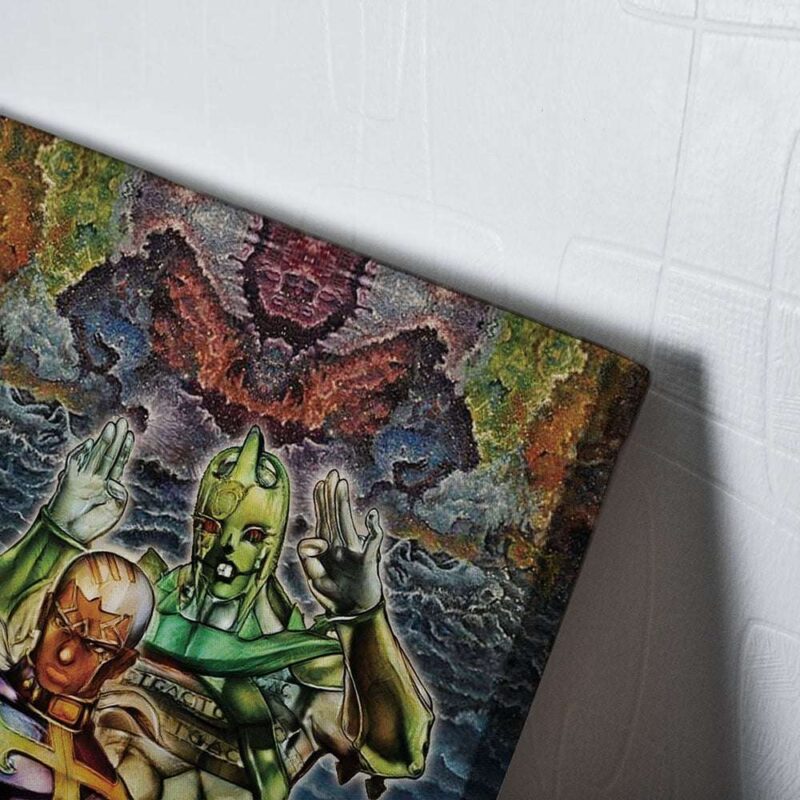 Trippy Enrico Pucci C Moon Jojos Bizarre Adventure Canvas Poster Print Wall Art Decor 2