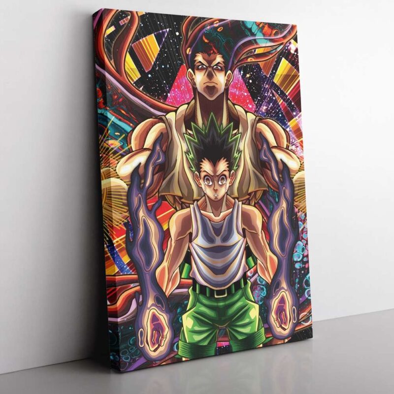 Trippy Gon Freecss Hunter X Hunter Canvas Poster Print Wall Art Decor