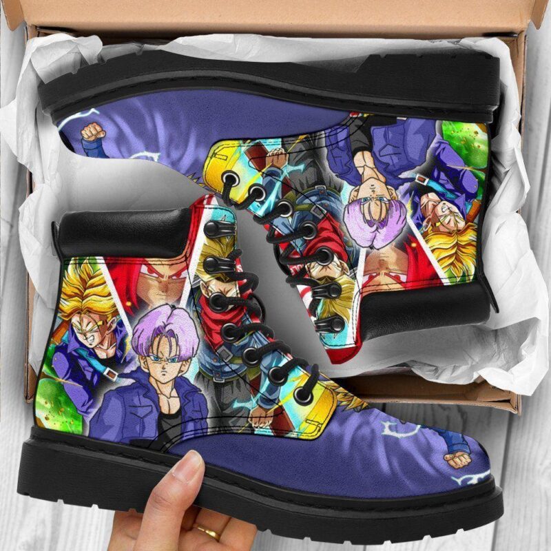 Trunks Dragon Ball A999 Leather Boots For Lover Working Boots Leather Boots Timber Motorcycle Boots