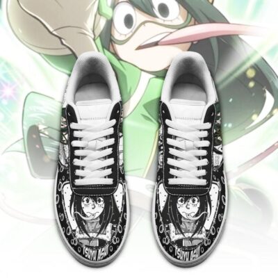 Tsuyu Asui Sneakers Custom My Hero Academia Anime Shoes Fan Gift Air Force 1 Sneakers 1