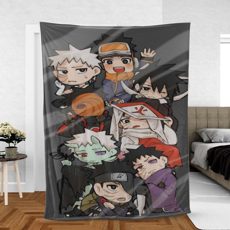 Uchiha Obito Funny Cute Birthday Gift Comfy Sofa Throw Blanket Gift