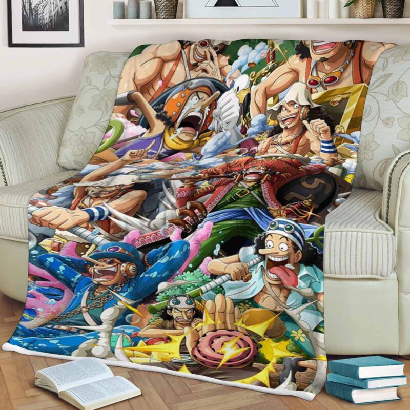 God Usopp Comfy Sofa Throw Blanket Gift