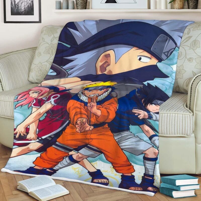 Uzumaki Naruto Birthday Gift Comfy Sofa Throw Blanket Gift