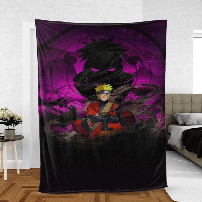 Uzumaki Naruto Gift For Fan Comfy Sofa Throw Blanket Gift