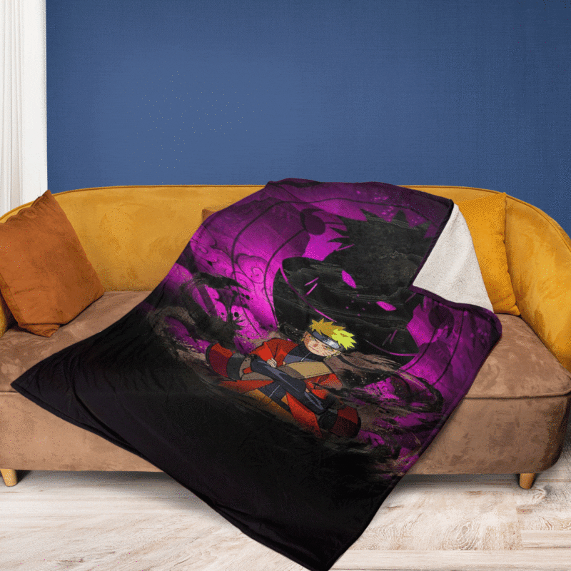 Uzumaki Naruto Anime Narutos Gifts Lover Uzumaki Naruto Gift For Fan Comfy Sofa Throw Blanket Gift 2