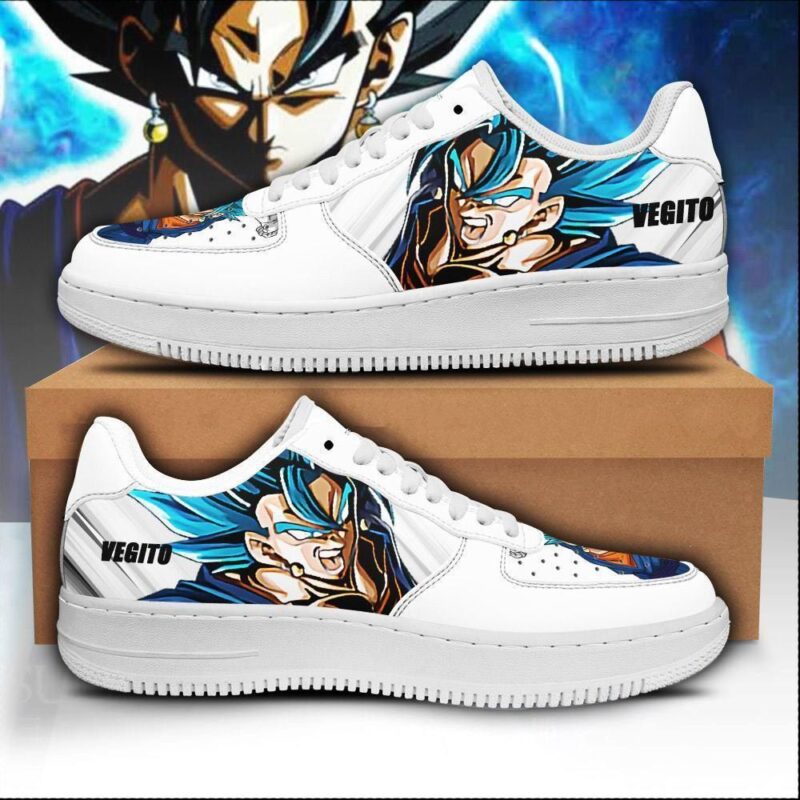 Vegito Sneakers Custom Dragon Ball Z Anime Shoes Air Force 1 Sneakers